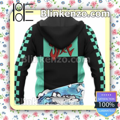 Tanjiro Water Breathing Demon Slayer Anime Personalized T-shirt, Hoodie, Long Sleeve, Bomber Jacket x