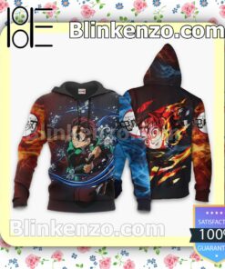 Tanjiro Water and Sun Breathing Kimetsu Anime Personalized T-shirt, Hoodie, Long Sleeve, Bomber Jacket