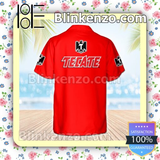 Tecate Red Summer Hawaiian Shirt b