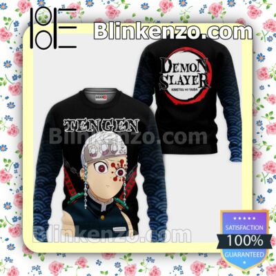 Tengen Uzui Funny Face Demon Slayer Anime Personalized T-shirt, Hoodie, Long Sleeve, Bomber Jacket a