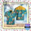 The Golden Girls Tropical Pattern Yellow And Blue Summer Shirts