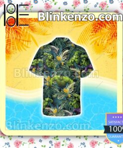 The Incredible Hulk Tropical Forest Summer Hawaiian Shirt, Mens Shorts a