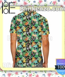 The Lion King Jungle Disney Cartoon Graphics Summer Hawaiian Shirt, Mens Shorts a