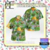 The Muppet Oscar The Grouch Pineapple Tropical Summer Hawaiian Shirt, Mens Shorts
