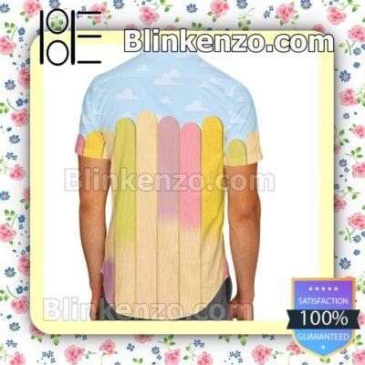 The Popsicle Stick Wall Disney World Inspired Summer Hawaiian Shirt, Mens Shorts a
