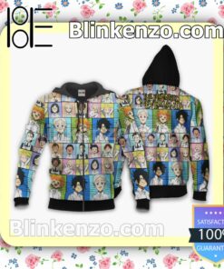 The Promised Neverland Characters Custom Anime Personalized T-shirt, Hoodie, Long Sleeve, Bomber Jacket