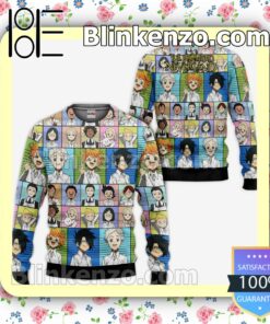The Promised Neverland Characters Custom Anime Personalized T-shirt, Hoodie, Long Sleeve, Bomber Jacket a