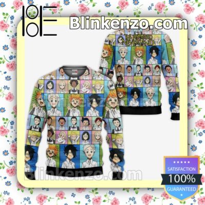 The Promised Neverland Characters Custom Anime Personalized T-shirt, Hoodie, Long Sleeve, Bomber Jacket a