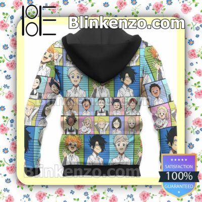 The Promised Neverland Characters Custom Anime Personalized T-shirt, Hoodie, Long Sleeve, Bomber Jacket x