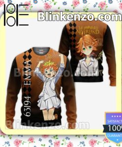 The Promised Neverland Emma Anime Personalized T-shirt, Hoodie, Long Sleeve, Bomber Jacket a