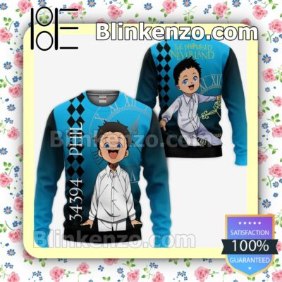 The Promised Neverland Phil Anime Personalized T-shirt, Hoodie, Long Sleeve, Bomber Jacket a