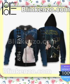 The Promised Neverland Ray Anime Personalized T-shirt, Hoodie, Long Sleeve, Bomber Jacket