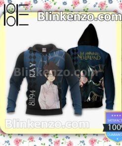 The Promised Neverland Ray Anime Personalized T-shirt, Hoodie, Long Sleeve, Bomber Jacket b