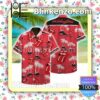 The Rolling Stones White Palm Tree Red Summer Shirts