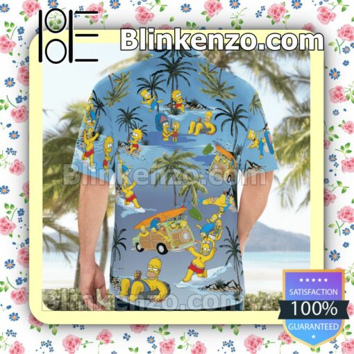 The Simpsons Family On The Beach Summer Shirts c