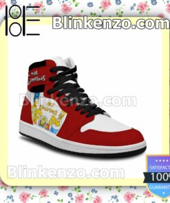 The Simpsons Holder Air Jordan 1 Mid Shoes b