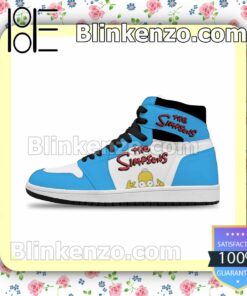 The Simpsons Logo Air Jordan 1 Mid Shoes
