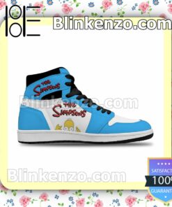 The Simpsons Logo Air Jordan 1 Mid Shoes a