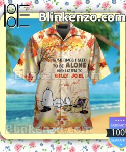 To Be Alone And Listen To Billy Joel Mens Shirt, Swim Trunk