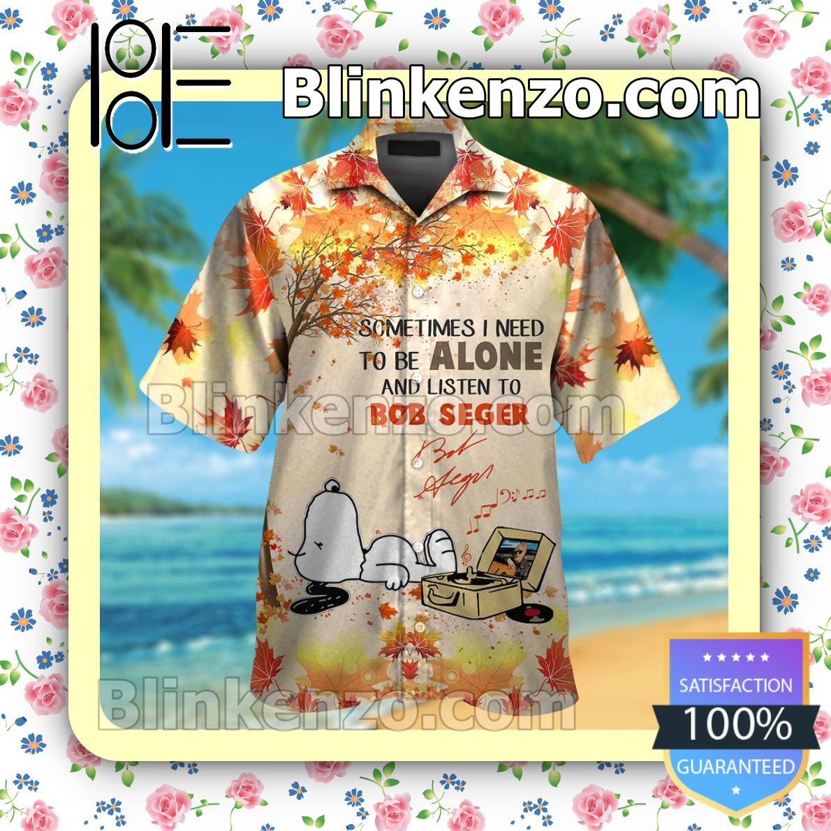 To Be Alone And Listen To Bob Seger Mens Shirt, Swim Trunk