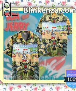 Tom and Jerry Summer Hawaiian Shirt c