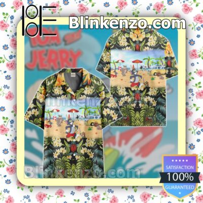 Tom and Jerry Summer Hawaiian Shirt c