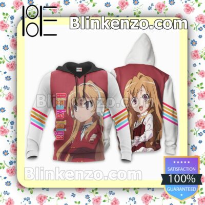 Toradora Aisaka Taiga Anime Personalized T-shirt, Hoodie, Long Sleeve, Bomber Jacket b