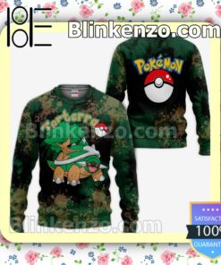 Torterra Pokemon Anime Tie Dye Style Personalized T-shirt, Hoodie, Long Sleeve, Bomber Jacket a