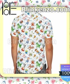 Toy Story Friends Disney Pixar Cartoon Graphics Summer Hawaiian Shirt, Mens Shorts a