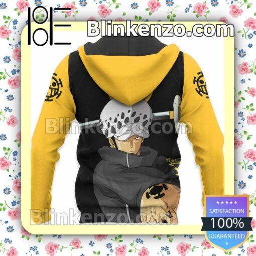 Trafalgar D Water Law One Piece Anime Personalized T-shirt, Hoodie, Long Sleeve, Bomber Jacket x