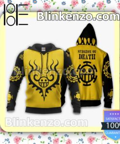 Trafalgar D. Water Law Surgeon of Death One Piece Anime Personalized T-shirt, Hoodie, Long Sleeve, Bomber Jacket b