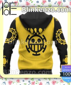 Trafalgar D. Water Law Surgeon of Death One Piece Anime Personalized T-shirt, Hoodie, Long Sleeve, Bomber Jacket x