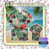 Tropical Flower Leaf Summer Shirt