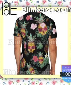 Tropical Pineapple Skull Summer Shirts b