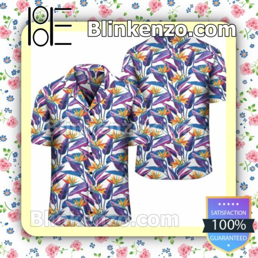 Tropical Strelitzia Summer Shirt