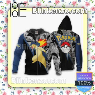 Typhlosion Anime Pokemon Mix Manga Personalized T-shirt, Hoodie, Long Sleeve, Bomber Jacket