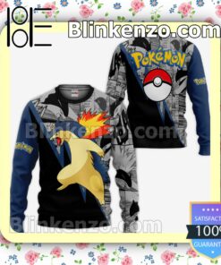 Typhlosion Anime Pokemon Mix Manga Personalized T-shirt, Hoodie, Long Sleeve, Bomber Jacket a