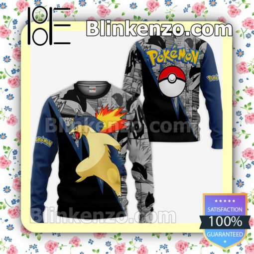 Typhlosion Anime Pokemon Mix Manga Personalized T-shirt, Hoodie, Long Sleeve, Bomber Jacket a