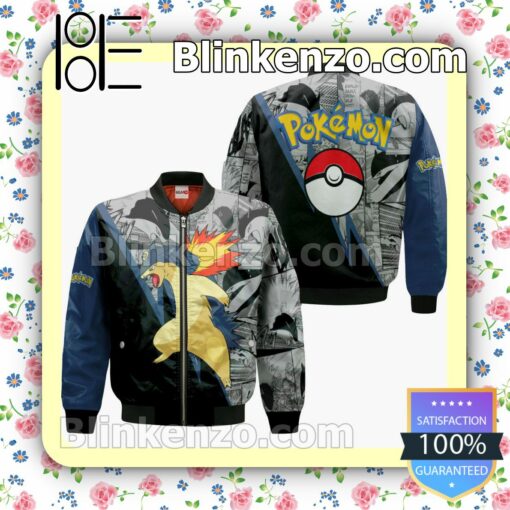 Typhlosion Anime Pokemon Mix Manga Personalized T-shirt, Hoodie, Long Sleeve, Bomber Jacket c