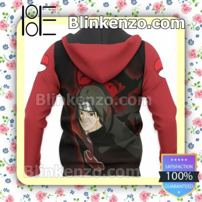 Uchiha Itachi Sharingan Eyes Naruto Anime Personalized T-shirt, Hoodie, Long Sleeve, Bomber Jacket x