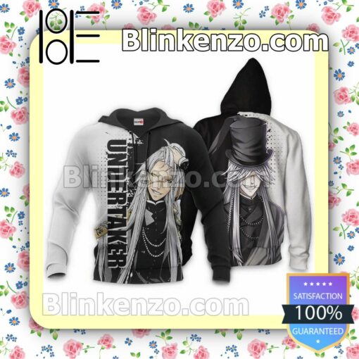 Undertaker Black Butler Anime Personalized T-shirt, Hoodie, Long Sleeve, Bomber Jacket b