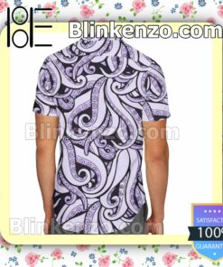 Ursula Octopus Pattern Inspired Disney Summer Hawaiian Shirt, Mens Shorts a