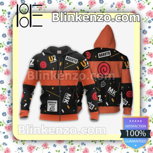 Uzumaki Naruto Custom Symbols Anime Merch Stores Personalized T-shirt, Hoodie, Long Sleeve, Bomber Jacket