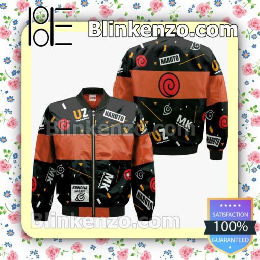 Uzumaki Naruto Custom Symbols Anime Merch Stores Personalized T-shirt, Hoodie, Long Sleeve, Bomber Jacket c