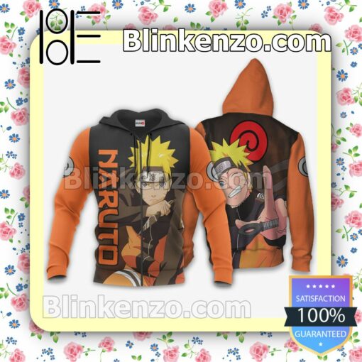 Uzumaki Naruto Symbol and Characters Naruto Anime Personalized T-shirt, Hoodie, Long Sleeve, Bomber Jacket
