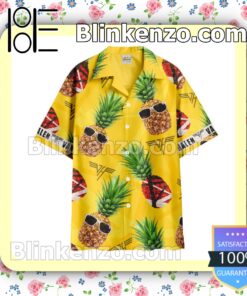 Van Halen Pineapple Summer Hawaiian Shirt