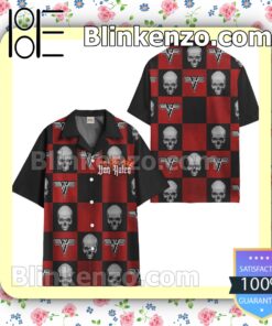Van Halen Skull Summer Hawaiian Shirt b