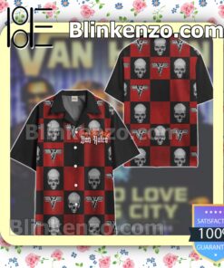 Van Halen Skull Summer Hawaiian Shirt c