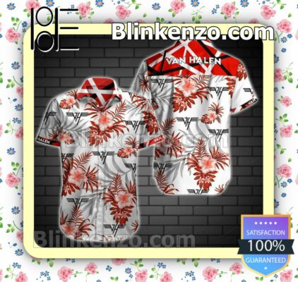 Van Halen Tropical Pattern Summer Shirts
