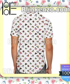 Villains Mouse Ears Disney Cartoon Graphics Inspired Summer Hawaiian Shirt, Mens Shorts a